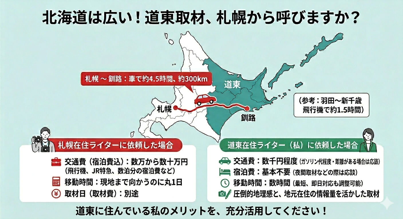 道東ライターへのご相談イメージ